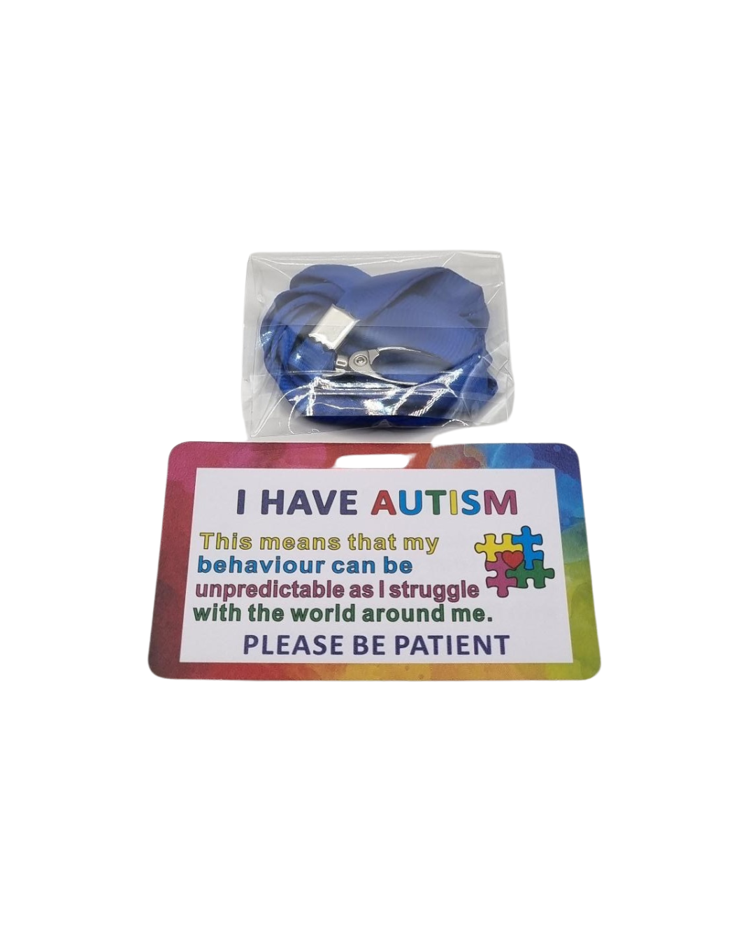I have Autism - Safety Card