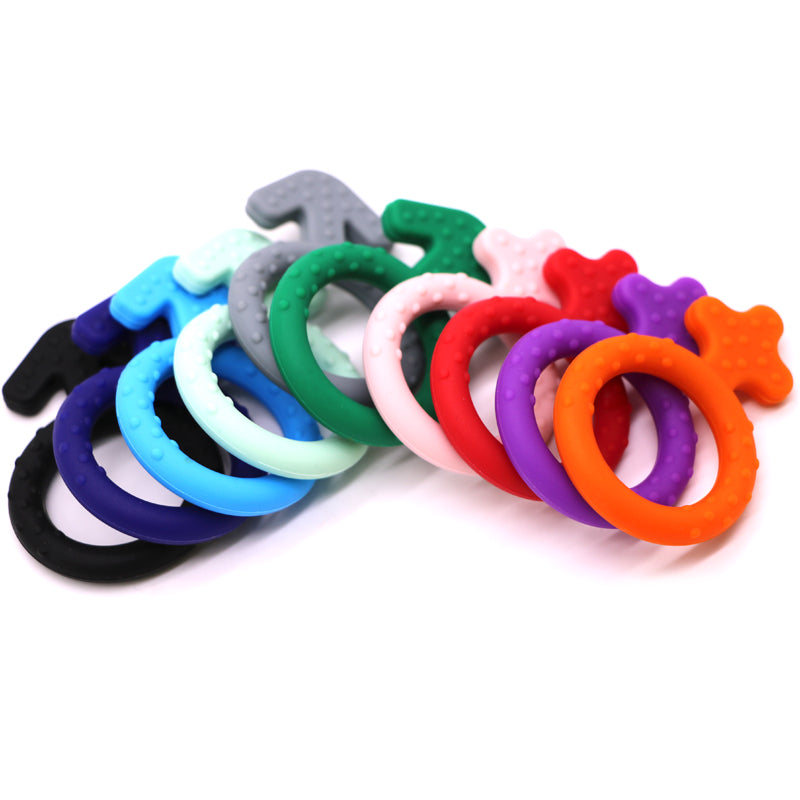 Sensory Chew Pendant With Necklace - Girl Sign Pendant