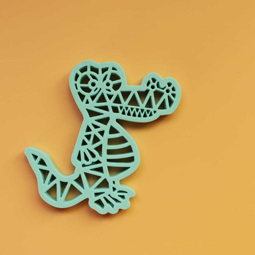 Sensory Chew Pendant - Crocodile