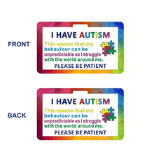 I have Autism - Safety Card