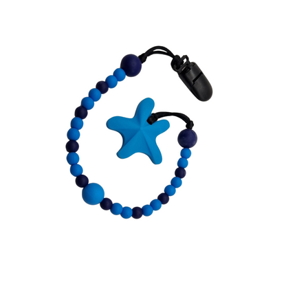 Easy Attachable Beaded Chain Starfish Sensory Chew