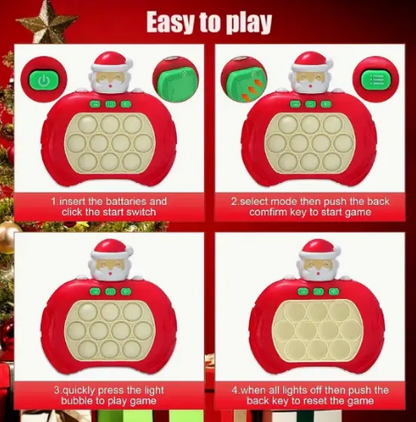 Electronic Speed Pop It Game - Christmas Santa