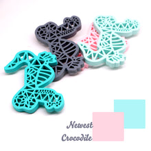 Sensory Chew Pendant - Crocodile