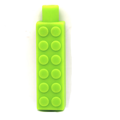 Sensory Chew Pendant - Modular Block Pencil Topper