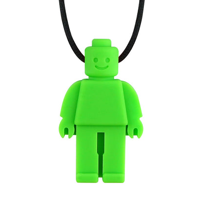 Sensory Chew Pendant With Necklace - Modular Man