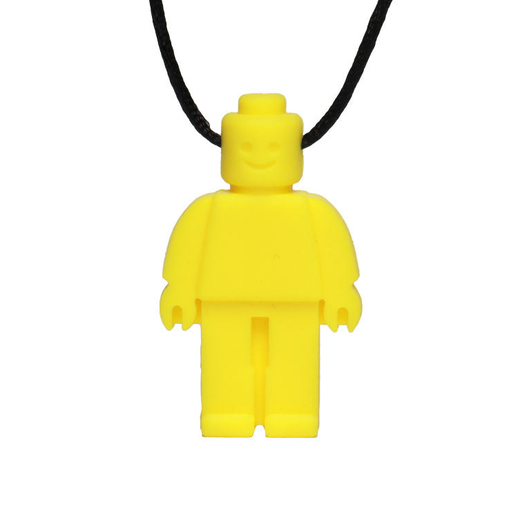 Sensory Chew Pendant With Necklace - Modular Man