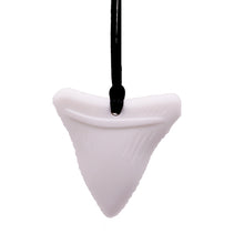 Sensory Chew Pendant With Necklace - Shark Tooth