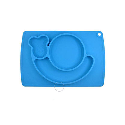 Snail-Shaped Silicone Food Tray