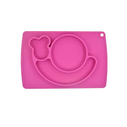 Snail-Shaped Silicone Food Tray